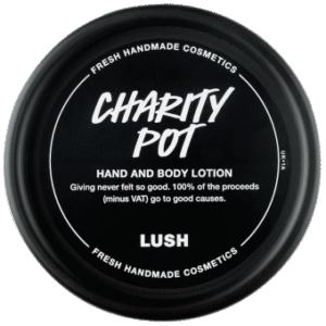lush charity pot